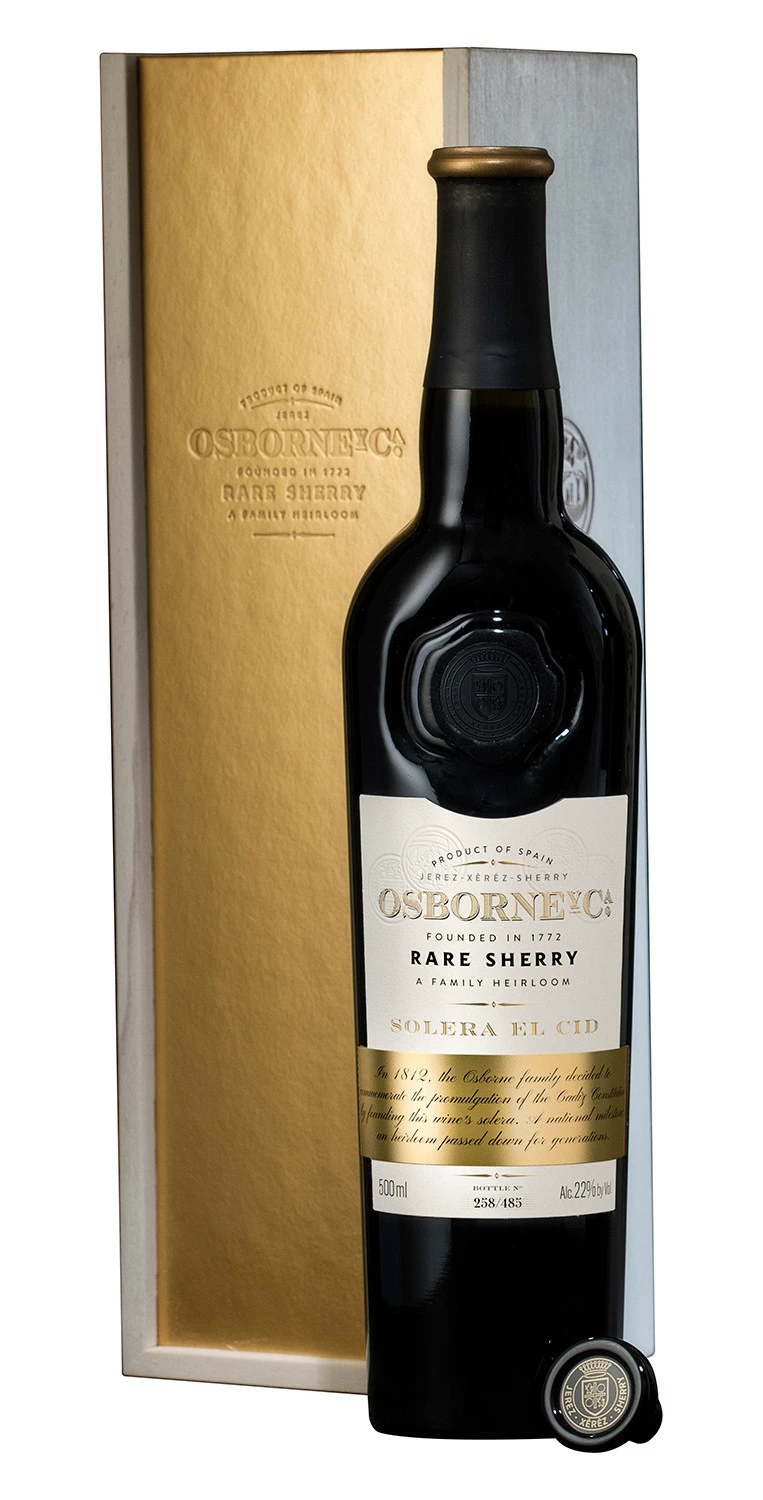 Osborne Rare Sherry Solera El Cid Medium 3 Osborne Rare Sherry Solera El Cid Medium