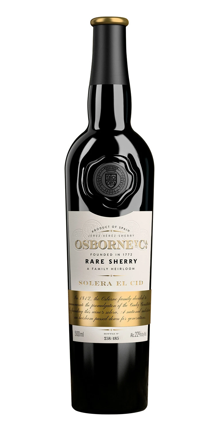 Osborne Rare Sherry Solera El Cid Medium 4 Osborne Rare Sherry Solera El Cid Medium - Imagen 2